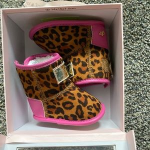 Brand new baby juicy couture cheetah boots